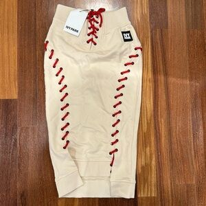NWT Ivy Park Baseball Pencil Skirt